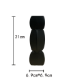 Miniatyrbillede 3 af 10: Minimalistisk Vase Sort Vase HVID B B white B-B