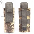 Miniatyrbillede 1 af 10: Tactical Molle Holder Lommelygte Nylonpose 9 9 9