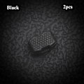 Miniatyrbillede 1 af 10: 2 stk Fjedersnor Låse Toggle Stopper SORT Black