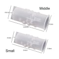 Miniatyrbillede 2 af 10: 3D Cylinder Lyseform Kage Resin Form MIDTE middle