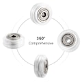 Miniatyrbillede 4 af 6: 10 stk 3D Printer POM Pulley Hjul Seng Hjul Ruller