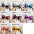 Miniatyrbilde 6 av 10: Crystal Butterfly Solbriller Innfatningssolbriller GRADIENT PINK Gradient Pink