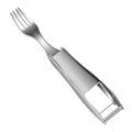 Miniatyrbillede 10 af 10: Vandmelon Slicer Cutter Vandmelon Gaffel Frugt Forks Slicer