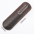 Miniatyrbillede 2 af 10: Retro Pen Case Læder Pencil Taske 3 3 3