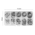 Miniatyrbilde 2 av 10: 100 STK Sikringssett E-type Cir Clip Lock Snap Ring 100pcs