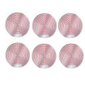 Pikkukuva 1 / 10: 1/2/4/6 kpl säteilyä kestävä tarra Energy Phone Patch Silver 6 Pcs-6 Pcs