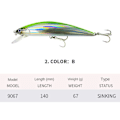 Miniatyrbillede 8 af 10: Minnow Fishing Lure Synkende Lure C C C