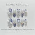 10 st Pure Manual False Nail Aurora Handmade Nails S S