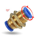 Miniatyrbilde 10 av 10: 2 stk Hurtigkoblingskobling Skjøtebeslag 2 STK PM-4 2 STK PM-4 2pcs PM-4