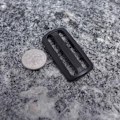 Miniatyrbillede 10 af 10: 5 stk Tri Glide Slider Ladder Låsespænder SORT 2MM Black 2mm