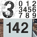Pikkukuva 5 / 10: 4 tuumaa/10 cm ovitarra Numerokilpi NUMERO 9 NUMERO 9 Number 9