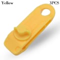 Pikkukuva 1 / 10: 3kpl suojaklipsit Alligator Clip Hook KELTAINEN Yellow