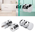 Pikkukuva 10 / 10: Suihkuoven kahva lasioven nuppi SILVER C C silver C-C
