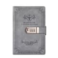 Lösenordsbok Dagbok GREY grey