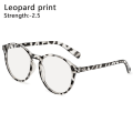 Miniatyrbild 1 av 10: -1,0~-4,0 Myopi Glasögon Glasögon LEOPARD PRINT STYRKA 2,50 leopard print Strength 2.50-Strength 2.50