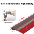Miniatyrbilde 3 av 10: 100cm Dør Bunn Tetningslist Draft Excluder LITEN SORT Small Black