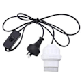Pikkukuva 8 / 9: 1kpl Keramiikka Lampun kanta Lampun jalustan pidike EU PLUG EU PLUG EU Plug