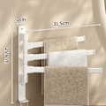 Pikkukuva 1 / 10: Pyörivä pyyheteline white 3 rods-3 rods