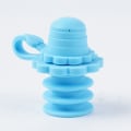 Miniatyrbillede 1 af 10: 2 STK Silikone Flaske Top Tud Vand Flaske Låg BLÅ Blue