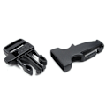 Miniatyrbillede 6 af 10: 5 stk Side Release Spænde Survival Whistle Spænder SORT Black
