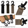 Miniatyrbild 4 av 10: 4st Webbing Ryggsäcksrem Quickdraw Karbinhake KHAKI STYLE 2 Khaki Style 2-Style 2