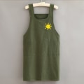 Miniatyrbillede 6 af 10: Køkkenforklæder Voksentaljeforklæder ARMY GREEN army green