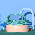 Miniatyrbilde 10 av 10: Badebriller for barn 5 5 5