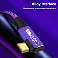 Miniatyrbilde 7 av 10: USB-C hurtigladekabel Type-C dataledning 3M 3m