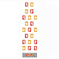 Pikkukuva 1 / 7: Hopscotch Game lattiatarrat kädet ja jalat print