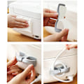 Miniatyrbilde 6 av 8: 6stk Cord Organizer Cord Keeper Cord Wrapper Grey 6Pcs-6Pcs