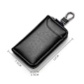 Miniatyrbilde 2 av 10: Bilnøkkelveske Nøkkelholder SORT MED SPENNE MED SPENNE Black With Buckle-With Buckle