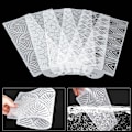 Miniatyrbillede 8 af 9: 3 Stk Kage Mesh Stempler Stencils Prægning 1 1 1