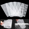 Miniatyrbillede 8 af 9: 3 Stk Kage Mesh Stempler Stencils Prægning 3 3 3