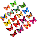 Miniatyrbilde 9 av 10: 5 stk Fargerike Lysende Sommerfugl LED Nattlys Bryllup 5pcs