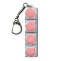 Miniatyrbilde 1 av 8: Keyboard Clicker med LED-lys Tastatur Fidget Toys D-WITHT D-witht LED light