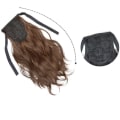 Pikkukuva 7 / 9: Pitkät hiukset peruukki Claw Clip BLACK BINDING STYLE BINDING STYLE black binding style-binding style