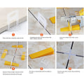 Miniatyrbillede 5 af 9: Clips Tang Spacer Tile Leveling System Flisegulv Yellow