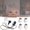 Pikkukuva 7 / 9: 1kpl Keramiikka Lampun kanta Lampun jalustan pidike EU PLUG EU PLUG EU Plug