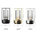 Miniatyrbilde 2 av 10: Bordlampe Metall Skrivebordslamper SVART black