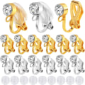 Miniatyrbilde 1 av 4: Clip on Earring Øredobber Clips Converter Ingen hull i ørene
