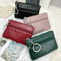 Pikkukuva 6 / 10: 2kpl Mini Short Wallet PU-nahkainen PUNAINEN red