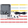 Miniatyrbillede 1 af 6: LED Pursuit Light Kit Lodning Practice LED Chaser PCB Board