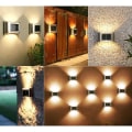 Miniatyrbillede 7 af 10: Solar Væglampe LED Lys FARVE LYS FARVE LYS Colored Light