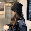 Miniatyrbillede 7 af 10: Bucket Hat Beach Cap SORT black
