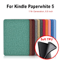 Miniatyrbillede 9 af 10: 6,8 tommer E-Reader Folio Cover 11th Gen Protective Shell SORT Black