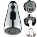 Miniatyrbillede 4 af 10: Træk ud Vandhane Spray Dyse Adapter SORT SORT black