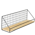 Miniatyrbild 1 av 10: Wall Organizer Hylla Förvaringsskåp Organizer SVART Black S-rectangle-S-rectangle