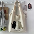 Miniatyrbild 2 av 10: Canvas Bag Tote Bag TYPE J TYPE J Type J