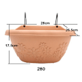 Miniatyrbillede 2 af 9: Væghængt Urtepotte Plast Urtepotte Planter Potter