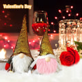 Miniatyrbild 9 av 10: Set med 12 Gnome Skägg med träbollar ORANGE ROSA VIT Orange Pink White